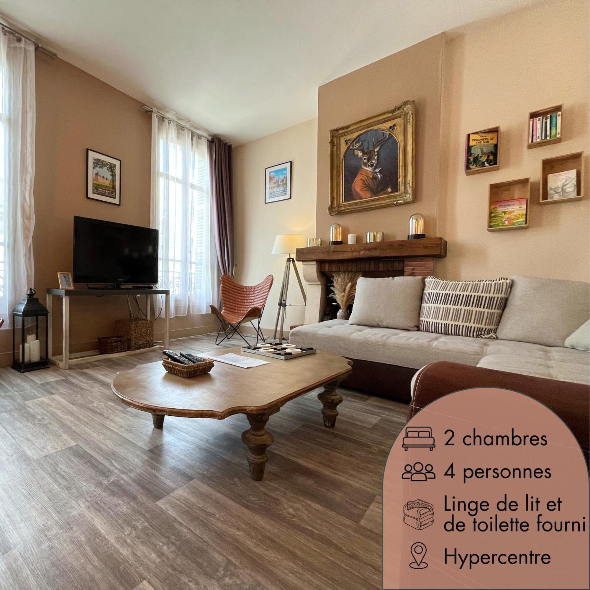 Cote Chateau - Grand Appartement Au Coeur De Blois Zewnętrze zdjęcie